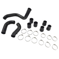 Fit For Nissan Navara D40 Turbo 2.5L YD25DDTI Engine 2005-2014 Intercooler Piping Kit With Joints & Clamps Black