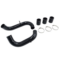 Fit For Nissan Navara D40 2.5L 140Kw YD25DDTi Engine Spain Built Only 2010-2014 Intercooler Piping Kit With Joints & Clamps Black