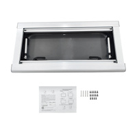 Fit For RVs Campers Mobile Homes RV Caravan Push Out Flat Window Rounded Corner 300x700mm