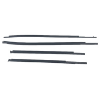 4 Pcs Outer Window Mould Seal Trim Fit For Toyota Hilux Revo 4 Doors 2015-2021